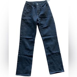 Shein Black Wide Leg Jean